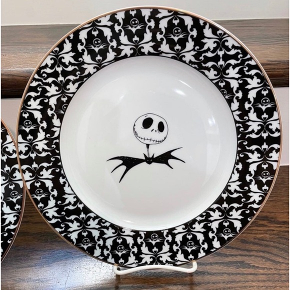 Disney Dining Jack Skellington Halloween Plate Set 2 New Poshmark
